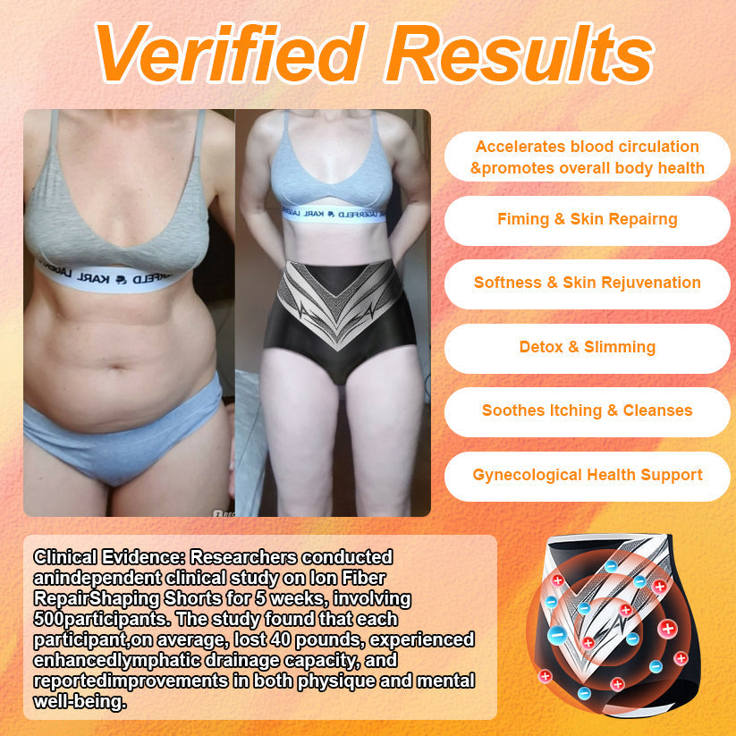 Medical Grade Titanium Fiber Tourmaline Shaping Shorts👙